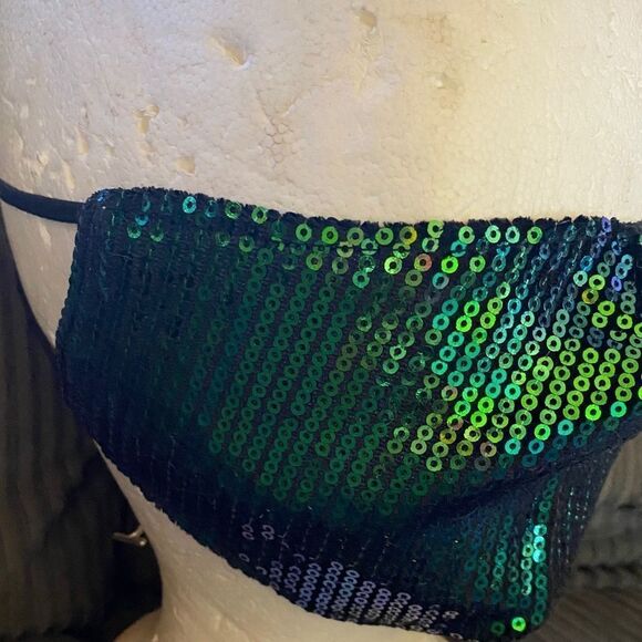 Sequin Mask Adjustable Straps NWT - Picture 5 of 6